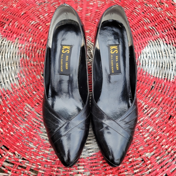 Vintage Genuine EEL skin heels & purse combo! 🤩 - Picture 4 of 13